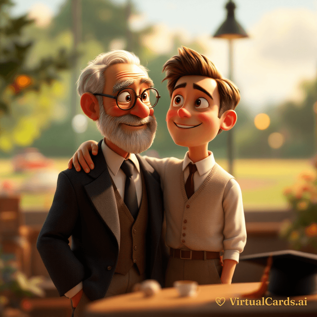 Wedding Day card for Michael, 3D Animated style
