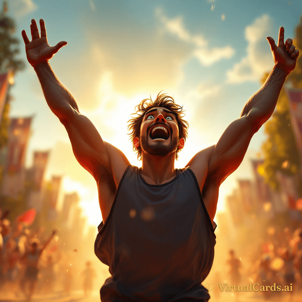 Congratulations card for Kevin, 3D Animated style