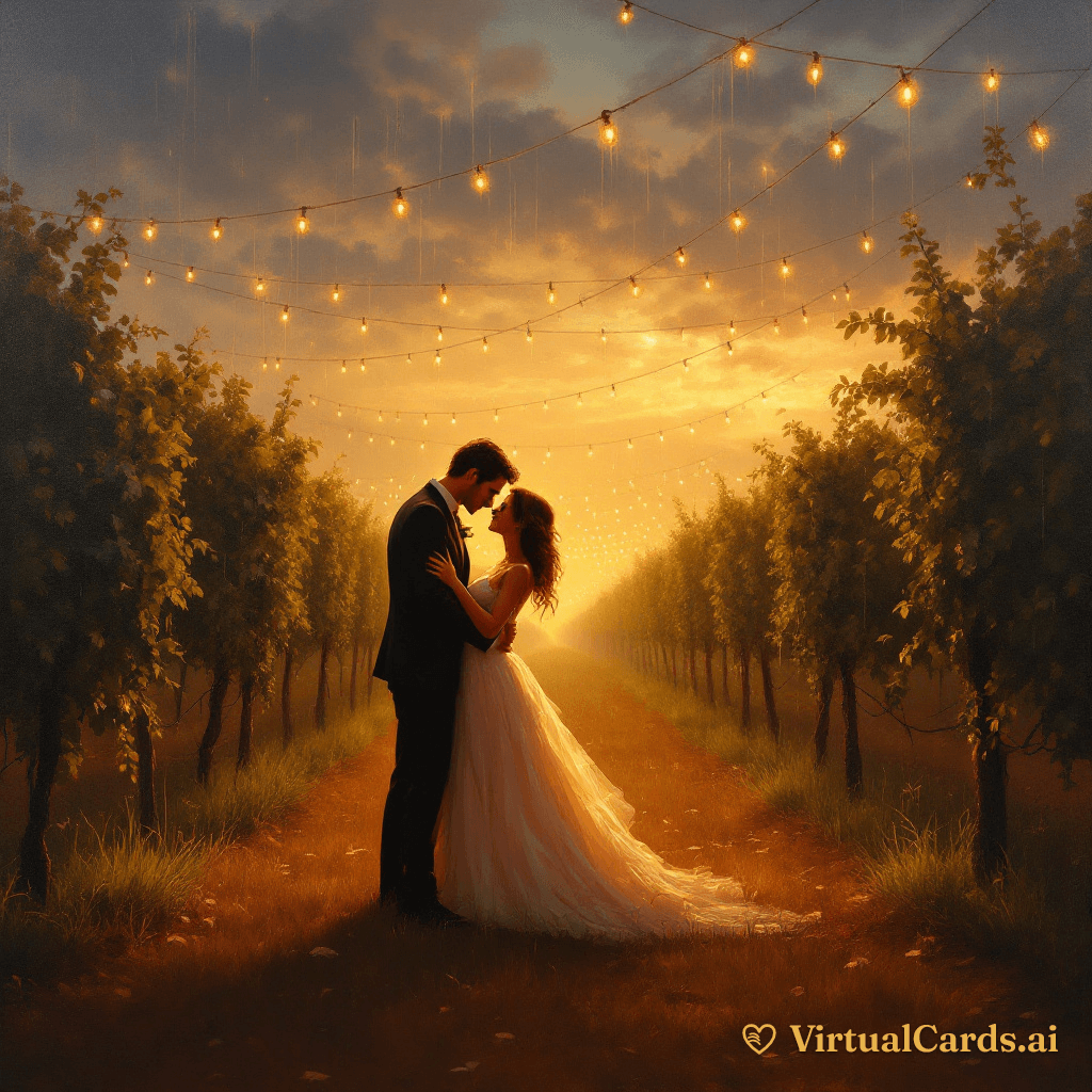 Anniversary card for Emma, Classic Oil Painting style